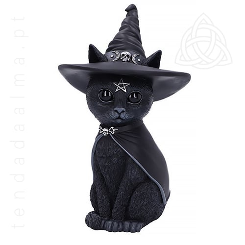 Purrah, Gato de Bruxa, 30cm de altura, Nemesis Now, Cute Culties, 500px