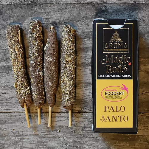 Bastoes Magicos de Palo Santo, Magic Rods, Incensos Aroma, India, Artesanal, 500px