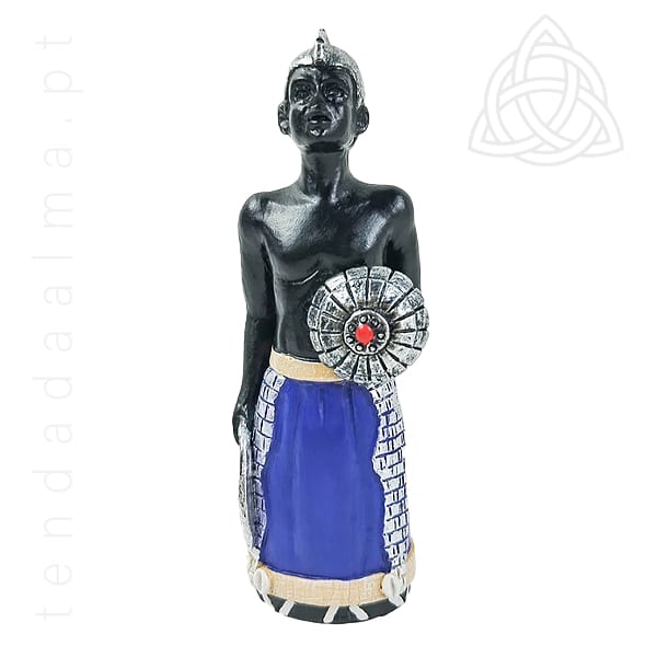 Imagem de Ogum, material resina, 10 cm de altura, 600px