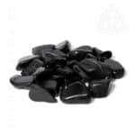 Saquinhos de 50 gramas de turmalina negra rolada, peças de 1 a 3 gramas, 500px