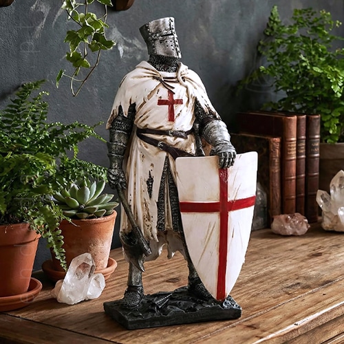 Cavaleiro Templário em Pé com 22 cm de altura, D6963A25, Nemesis Now, 500px