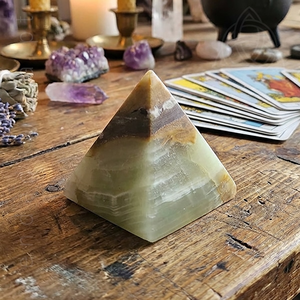 Piramide de Onix Verde do Paquistão com tamanho de 4 cm, img2, 600px