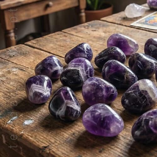 Ametista Bandeada Rolada da Africa do Sul de peso 5 a 10 grs, 500px