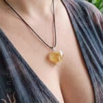 Fio com Coracao de Citrino médio com 25mm, 1, 500px