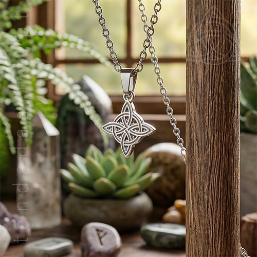 Fio com Nó de Bruxa em aço prateado, img1, 500px