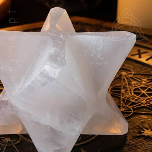 Merkaba de Selenite | 5 cm - Image 2
