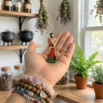 Imagem de Chumbo Mini para rituais, assentamentos, devocao, imagem de exu em chumbo, 500px