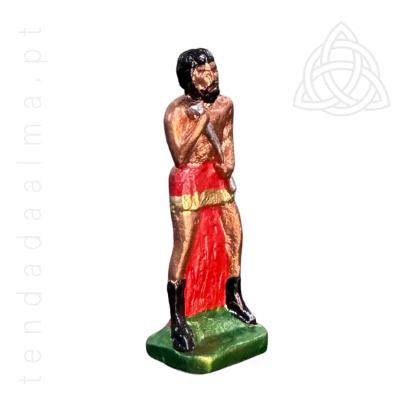 Tenda da Alma 218 Imagem de Chumbo Mini para rituais, assentamentos, devocao, imagem de exu em chumbo, 600px