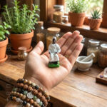 Imagem de Chumbo Mini para rituais, assentamentos, devocao, imagem da preta velha em chumbo, 500px