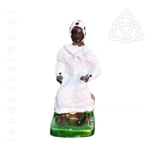 Imagem de Chumbo Mini para rituais, assentamentos, devocao, imagem da preta velha em chumbo, 600px