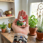 Imagem de Chumbo Mini para rituais, assentamentos, devocao, imagem de São Jorge Ogum em chumbo, 500px