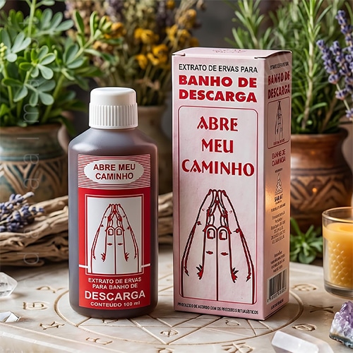 Banho Liquido, Banho de Descarga, Extrato de Ervas, Divino Sabat, Abre Meu Caminho