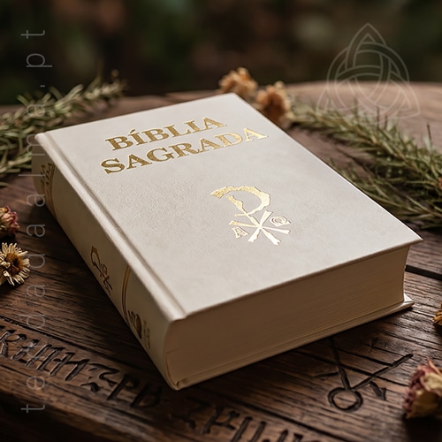 Biblia Sagrada da Editorial Missões, Capa Dura Perola, Beje
