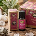 Oleo aromatico Descarga Total da linha organica da AUM Fragrance. Também conhecido como Essencia aromatica. Produto natural feito na Índia.