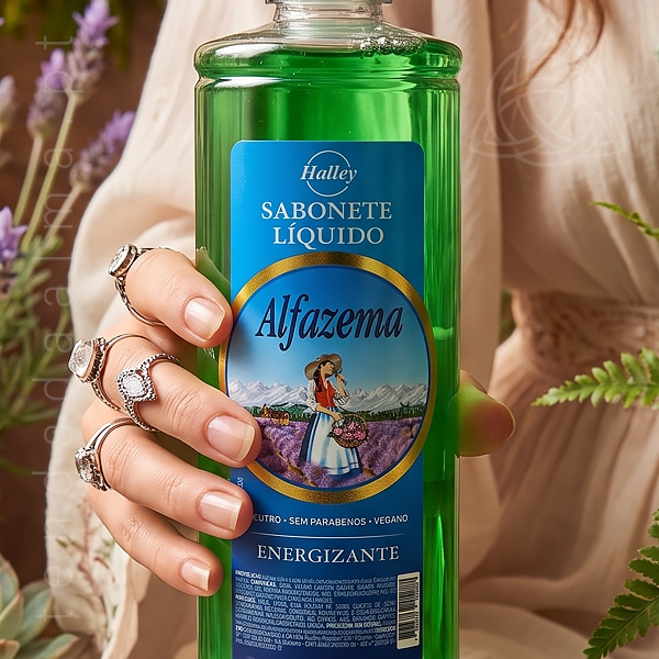 Sabonete Liquido Halley de Alfazema de 500ml, origem brasil, legítimo halley