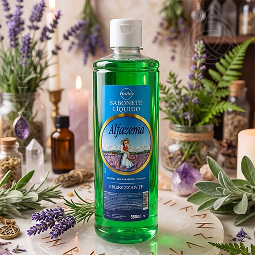 Sabonete Liquido Halley de Alfazema de 500ml, origem brasil, legítimo halley