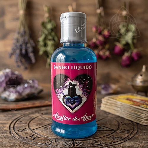Banho líquido Atrativo do Amor, 250ml da marca porto firme, origem brasil