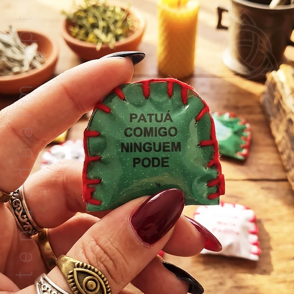 Patuá Saquinho Magico de origem brasileira, Comigo Ninguem Pode