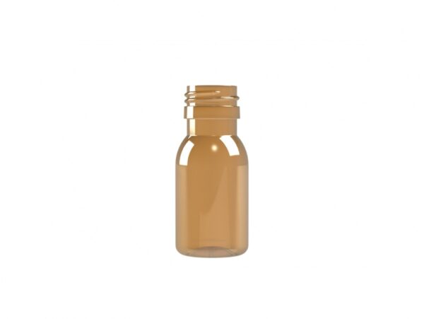 frasco plastico pet 10ml ambar pp18