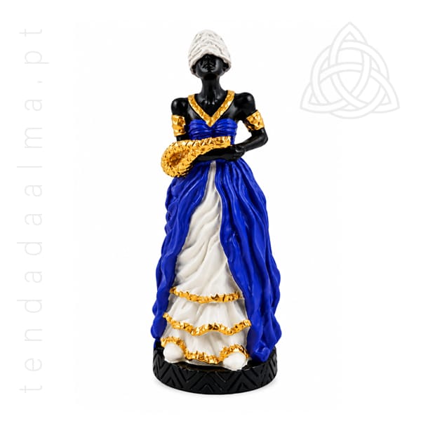 Imagem estatueta de 10cm de orixá Nana