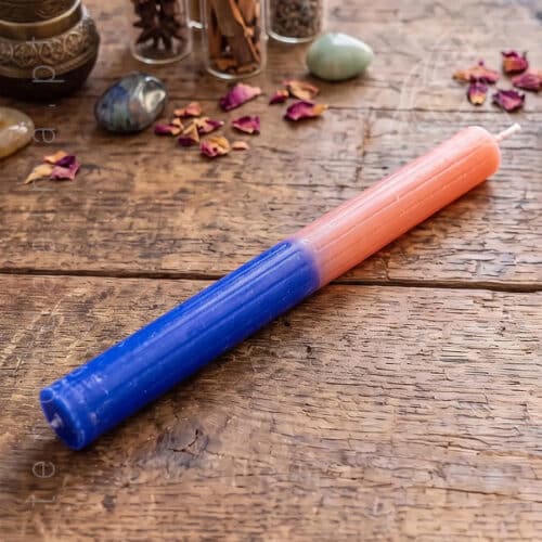 Velas Palito rosa e azul, vela palito de cosme e damiao