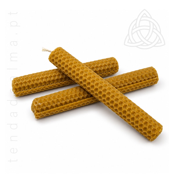 Velas de Favo de Mel de tamanho médio, 145X20mm