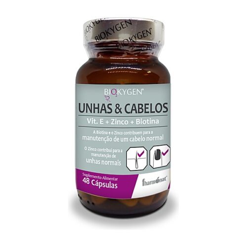 Biokygen Unhas & Cabelos Cápsulas 48 cápsulas — Fharmonat