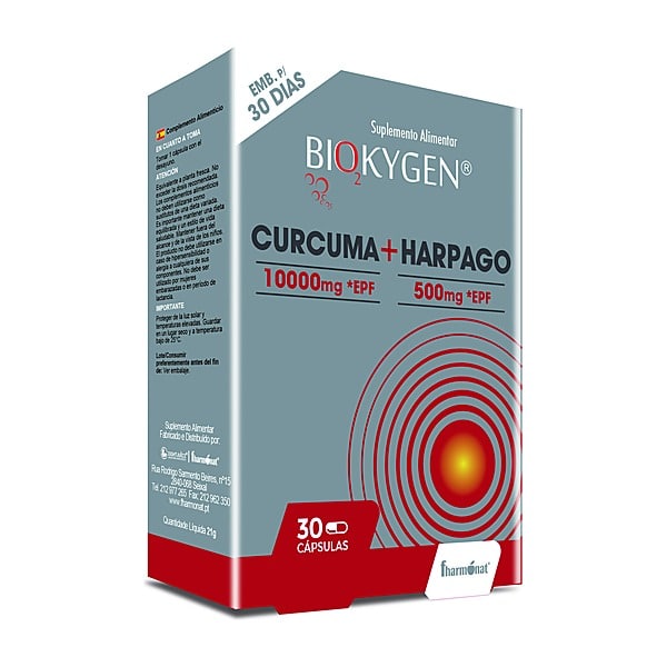 Biokygen Curcuma + Hárpago Cápsulas 30 cápsulas — Fharmonat