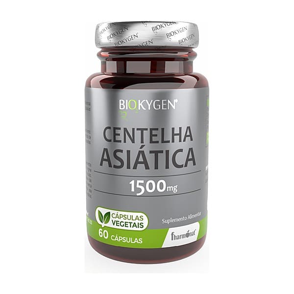 Biokygen Centelha Asiática 1500 mg Cápsulas 60 cápsulas — Fharmonat