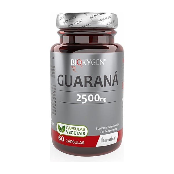 Biokygen Guaraná 2500 mg Cápsulas 60 cápsulas — Fharmonat