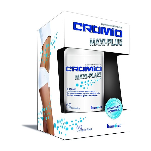 Crómio Maxiplus Comprimidos 60 comprimidos — Fharmonat