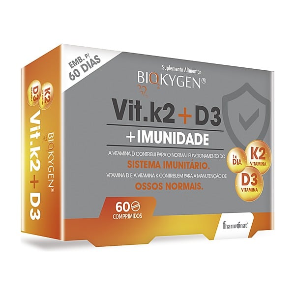 Biokygen Vitamina K2 + D3 Comprimidos 60 comprimidos — Fharmonat