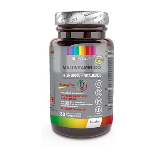 Biokygen Multivitamínico Comprimidos Mastigáveis 30 comprimidos — Fharmonat