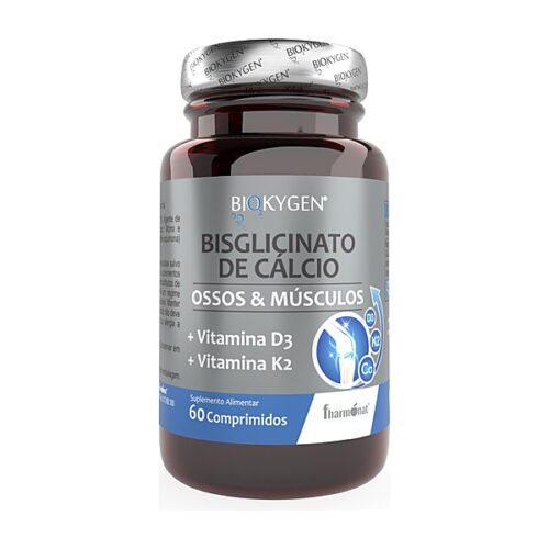 Biokygen Bisglicinato de Cálcio + D3 + K2 Comprimidos 60 comprimidos — Fharmonat