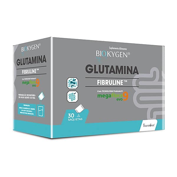 Biokygen Glutamina Fibruline Saquetas 30 saquetas — Fharmonat