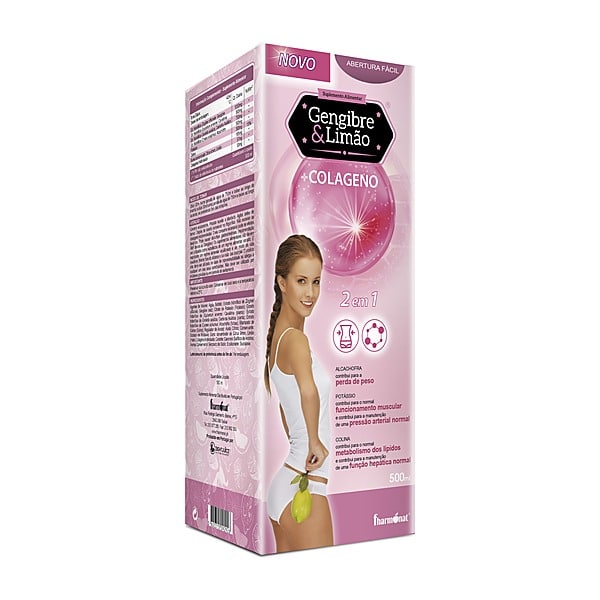 Gengibre & Limão + Colagénio 500 ml — Fharmonat