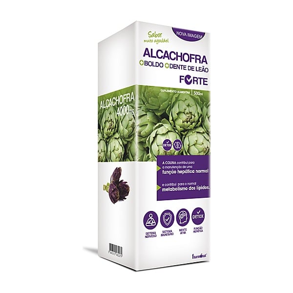 Alcachofra + Boldo + Dente-de-Leão Forte 500 ml (xarope) — Fharmonat