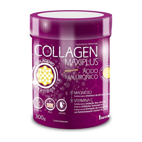 Colagénio Maxiplus 300 g com Ácido Hialurónico 300 g — Fharmonat